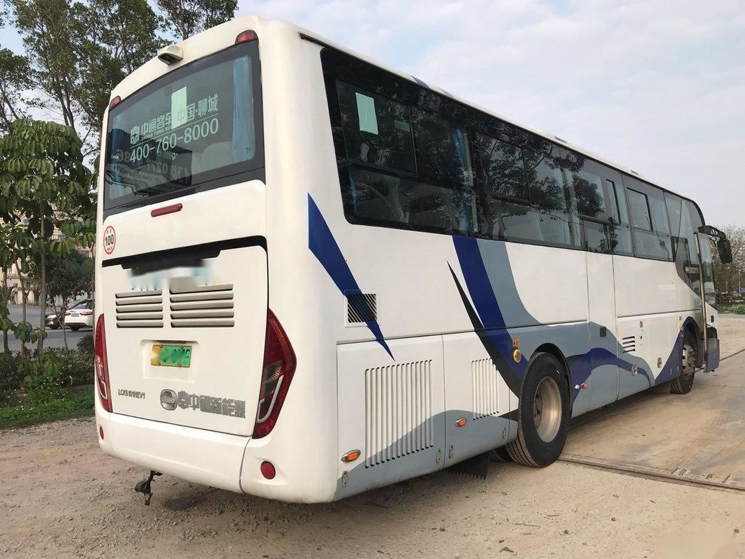 오일-일렉트릭 하이브리드 전기 자동차 WP 엔진 155 kw 양여닫이 가죽 시트 사용된 대형 버스 즈홍통 LCK6101 47Seats