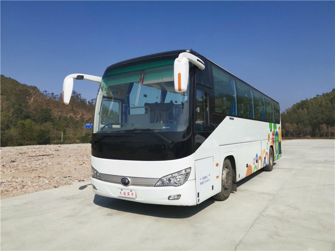 왼쪽 조종한 에어백 샤시 WP 엔진 220 kw 사용된 일반인 버스 50 좌석은 판매 모델 Zk6119를 위한 유통 버스를 사용했습니다