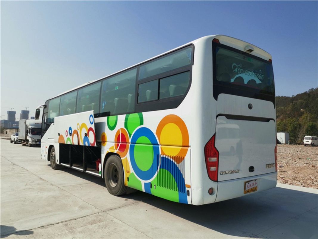 왼쪽 조종한 에어백 샤시 WP 엔진 220 kw 사용된 일반인 버스 50 좌석은 판매 모델 Zk6119를 위한 유통 버스를 사용했습니다