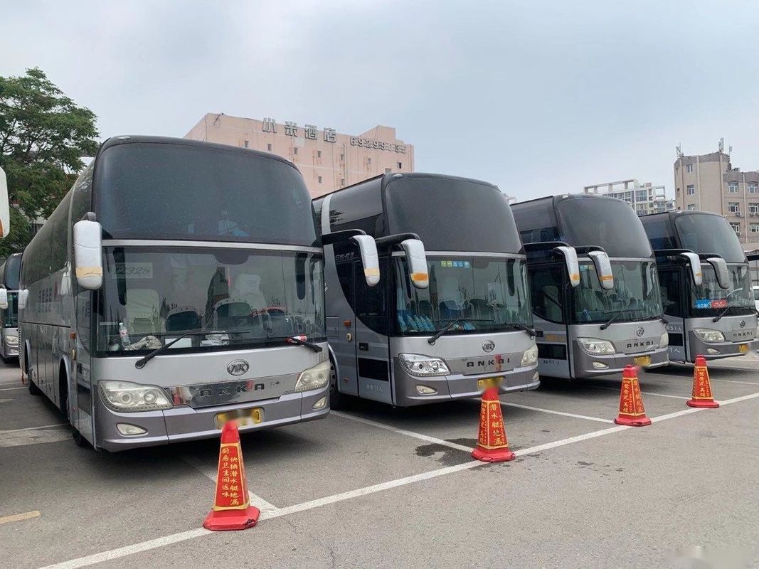 사용된 대형 버스 앙카이 HFF6120 51 좌석은 일반인 버스 유차이 엔진 228 kw 벌거벗은 포장을 사용했습니다