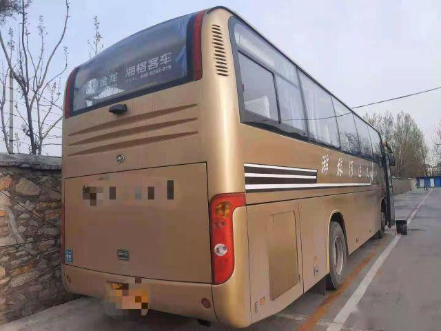 더 높은 브랜드 사용된 대형 버스 KLQ6109 46 자리 낮은 킬로미터는 스티어링 싱겔 문을 떠났습니다