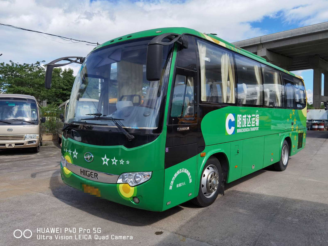 2014년 더 높은 KLQ6896 대형 버스 39 자리 중고 버스 디젤 엔진 162 kw 어떤 사고 LHD 버스