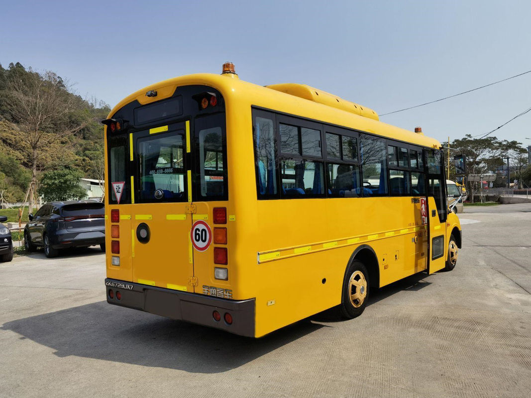 41곳 자리 2014년이 어떤 사고도 조종하지 못하는 유통 버스 ZK6729D 디젤 엔진 사용된 학교 버스 LHD 운전사를 사용했습니다