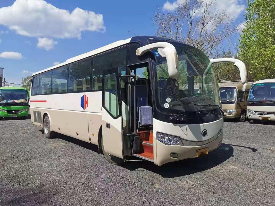 사용된 투어 버스 유통 ZK6999 45 좌석 후미 엔진 177 kw 일반인 버스 LHD 에어백 샤시