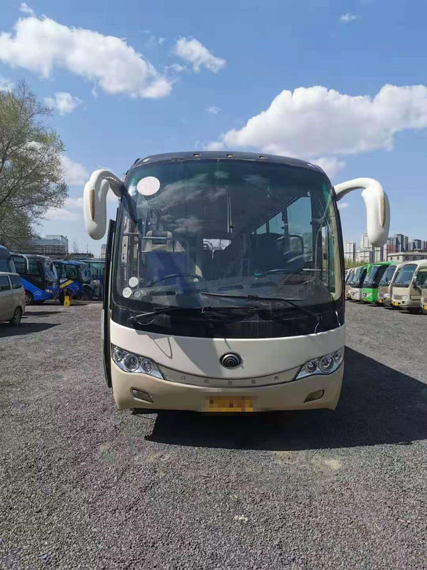 45 Seats Used Yutong ZK6999 Bus Used Coach Bus 2012 Year Rear Engine Steering LHD Diesel Engines