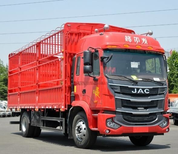 JAC Geerfa A5L 중앙값 브라운 220 마력 4X2 6.8M 창고 문 덤프 트럭