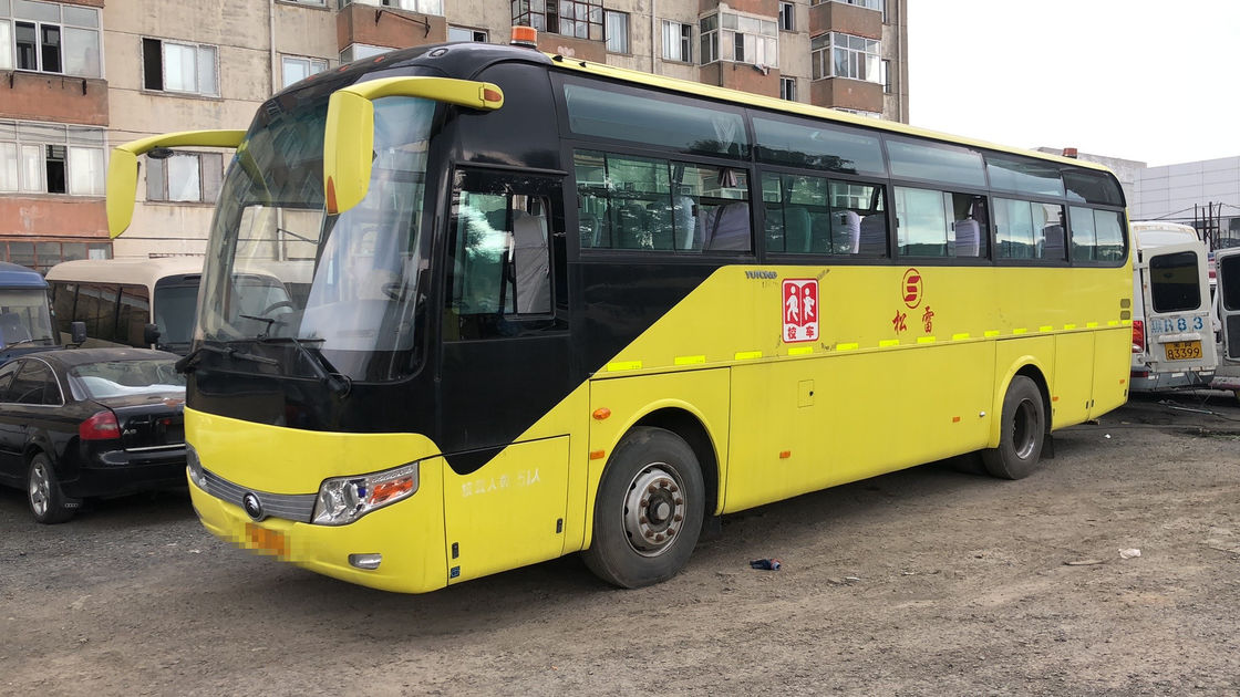 51석 중고 Yutong ZK6107 버스 중고 코치 버스 2012년 100km/H 스티어링 LHD 무사고