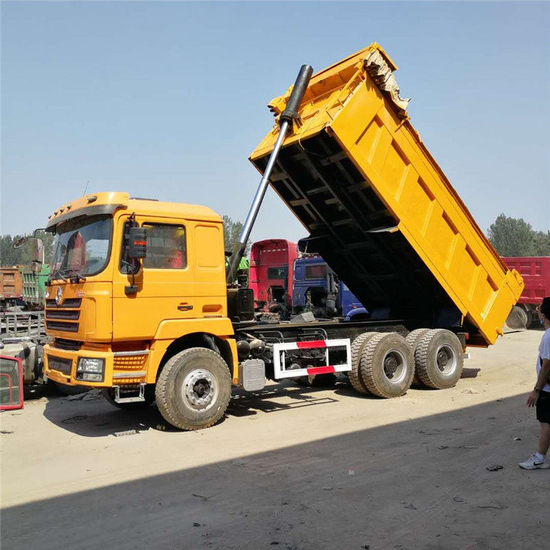 사용된 Shacman F3000 대형 트럭 340 마력 6X4 5.6m 쓰레기꾼 트럭 SX3255DR384