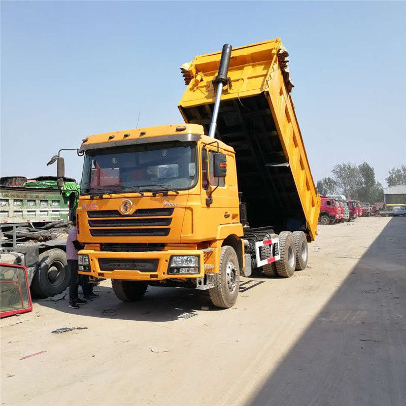 사용된 Shacman F3000 대형 트럭 340 마력 6X4 5.6m 쓰레기꾼 트럭 SX3255DR384