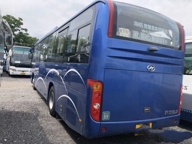 아프리카를 위한 사용된 더 높은 버스 KLQ6119T 51Seats 유차이 후미 엔진 171 kw 에어백 샤시 35000 킬로미터 사용된 투어 버스