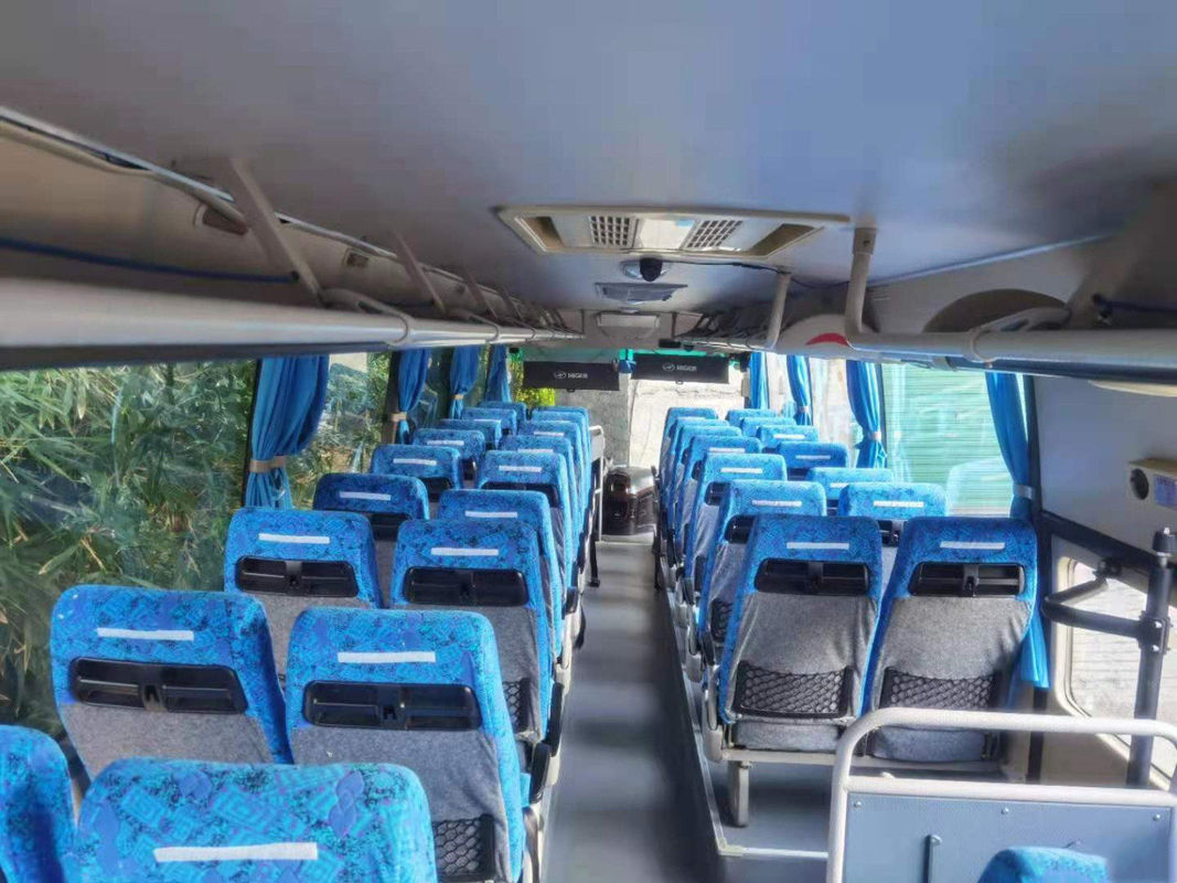 중고 Higer 버스 후방 엔진 모델 KLQ6129 좋은 승객 버스 53 좌석 후방 Weichai 엔진 215kw Euro III