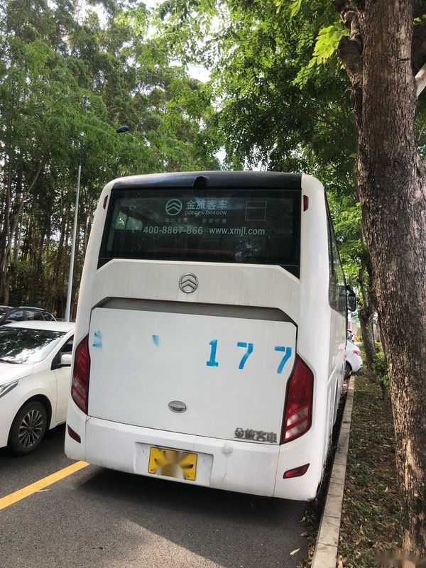 사용된 황금 드래곤 버스 41 좌석 좋은 코치 버스 에어백 섀시 유로 IV 단일 문
