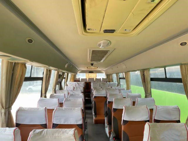 사용된 Kinglong 버스 XMQ6110 후방 엔진 사용된 코치 버스 양쪽으로 여닫는 문 50 좌석 Euro IV 에어백 섀시