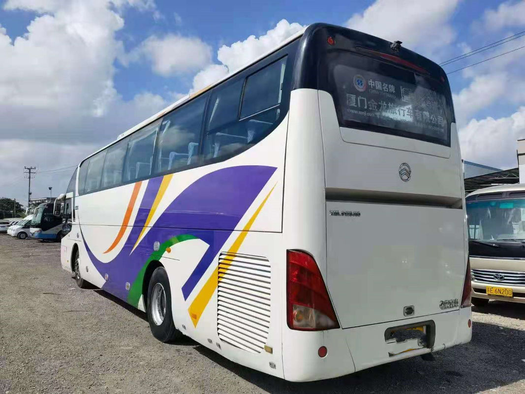 중고 골든 드래곤 버스 XML6125 중고 투어 버스 55석 Yuchai 후방 엔진 127kw 유로 IV 양문