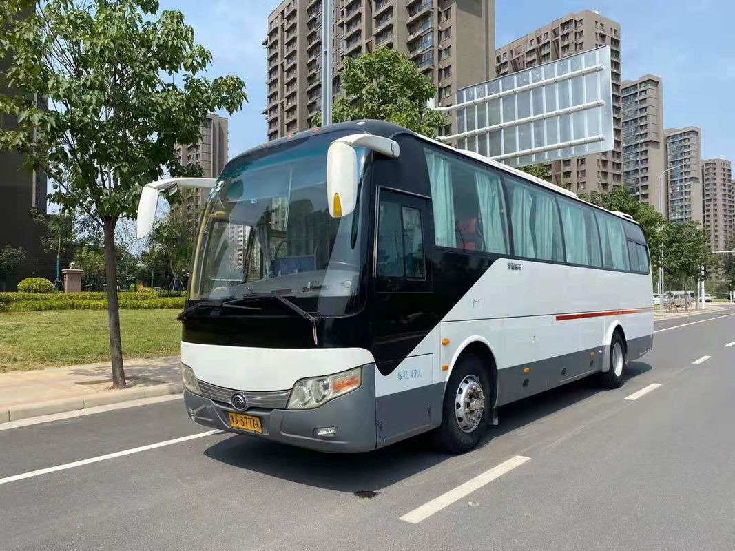47 좌석 사용 Yutong ZK6107 버스 사용 코치 버스 2009 년 100km/H 조타 LHD 사고 없음