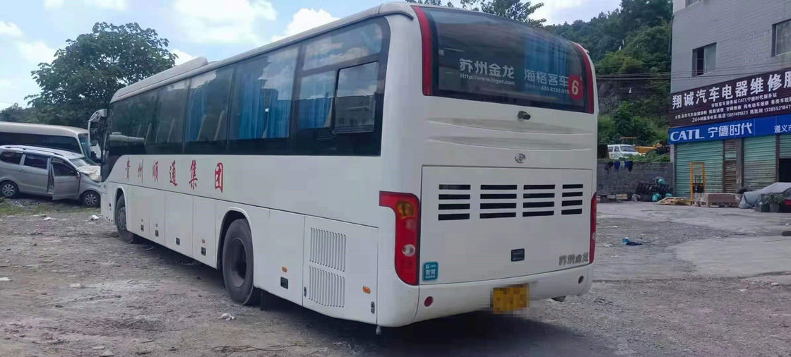 현재 신착 중고 Higer KLQ6129TA 코치 버스 53 석 디젤 엔진 Yuchai 엔진 사용 버스