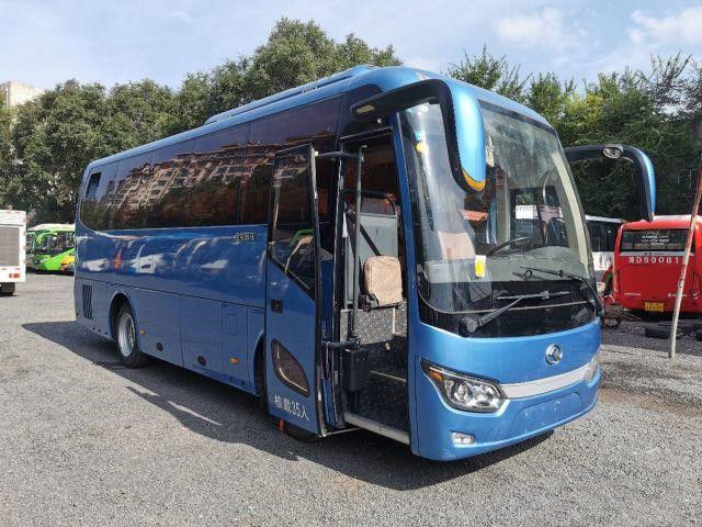 필리핀 Hiace 오른손 드라이브 미니 자동차 Kinglong 버스 코치 XMQ6802 35Seats에 대한 사용 Toyota Higer 버스