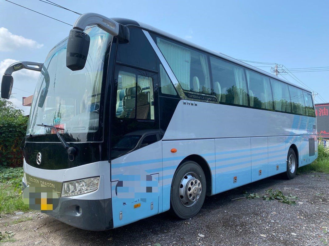 사용된 황금 용 버스 45seats 수동 변속기 디젤 엔진 후방 엔진 Lhd 호화스러운 관광 버스
