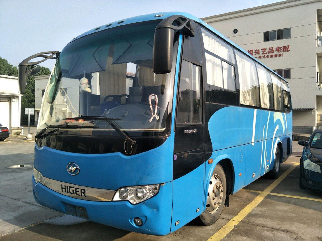 37석 2014년 Higer KLQ6896 버스 중고차 버스 LHD 조타 디젤 엔진 무사고