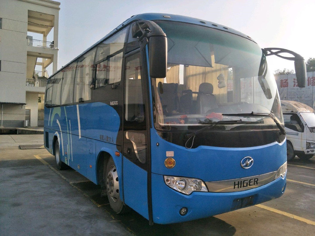 37석 2014년 Higer KLQ6896 버스 중고차 버스 LHD 조타 디젤 엔진 무사고