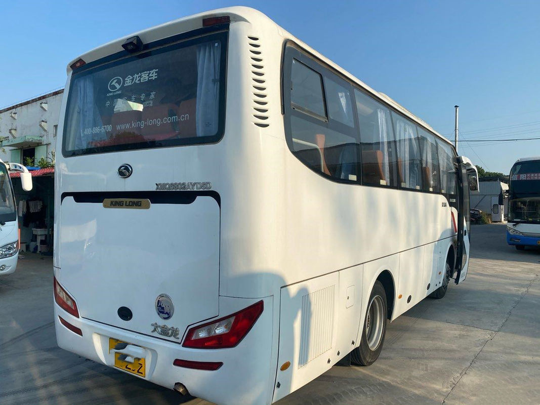 중고 투어 버스 Kinglong XMQ6802 중고 버스 34석 Yuchai 엔진 유로 5 스틸 섀시 고품질