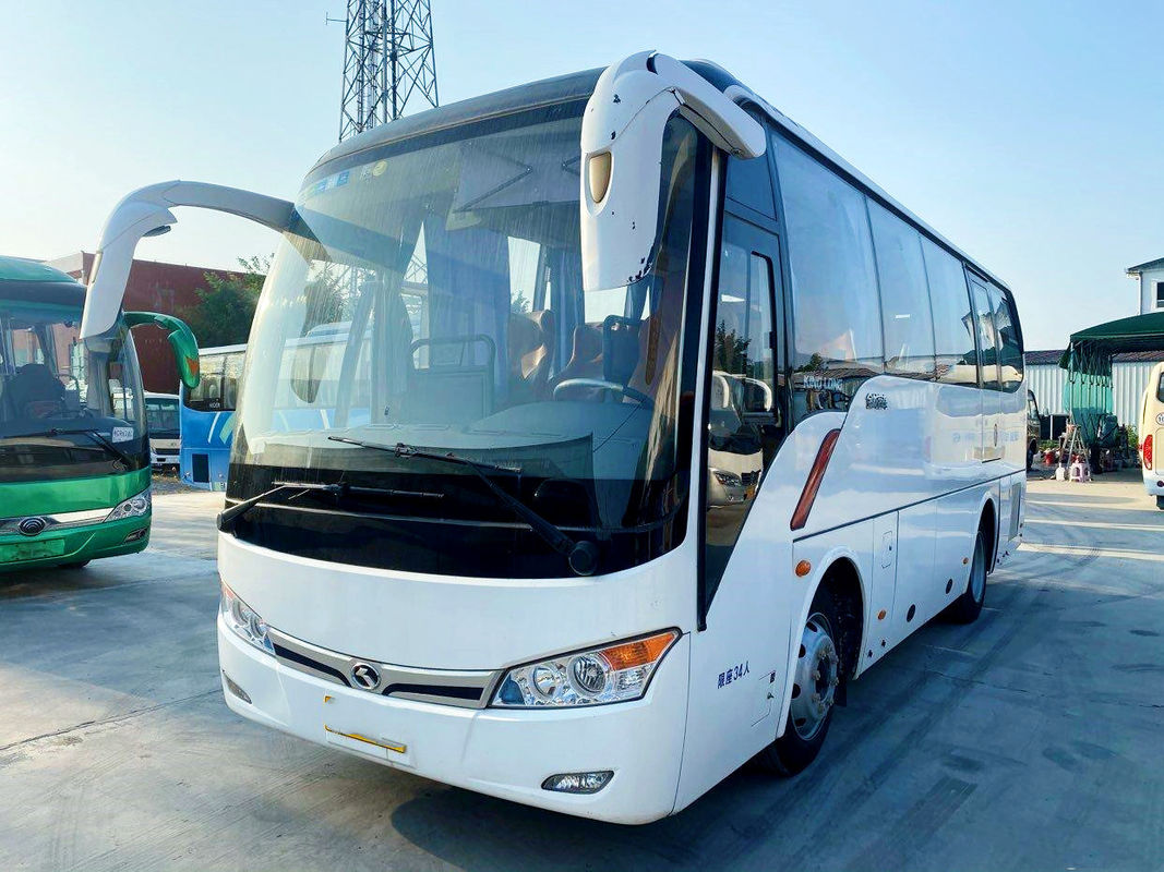 중고 투어 버스 Kinglong XMQ6802 중고 버스 34석 Yuchai 엔진 유로 5 스틸 섀시 고품질