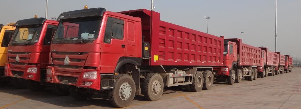 광업 수송을 위한 아주 새로운 HOWO 8x4 371HP 25CBM 덤프 트럭