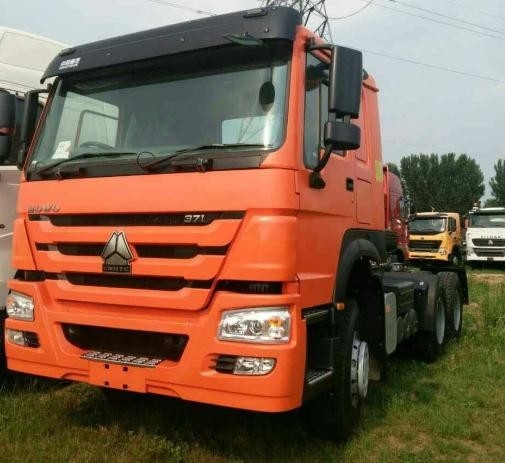 아주 새로운 HOWO 371HP 트랙터 트럭 6x4 드라이브 모드 트랙터 트럭