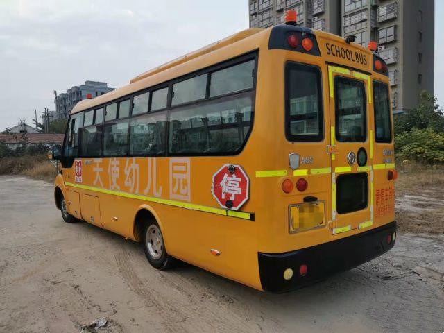 중고 학교 버스 Dongfeng EQ6750 To-Yota 코스터 2018 30인승 버스 코치 버스 중고 44인승