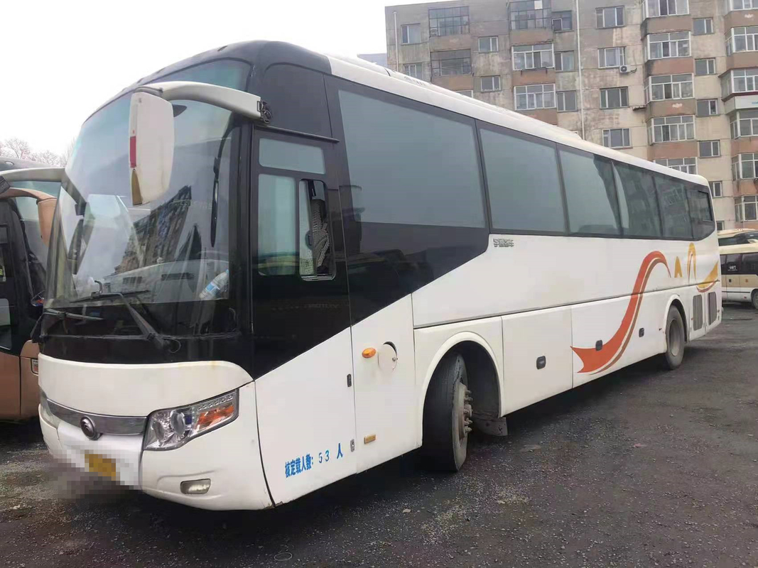 사용된 유통 ZK6127 승객 대형 버스 206 kw 100 km/H 후미 엔진 왼손 드라이브