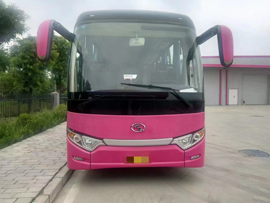 관광객 버스는 킹롱 XMQ6112 에어백 중단 49 좌석 하이브리드 전기 자동차를 사용했습니다