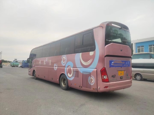 차 버스 주식에 있는 55 좌석 Yutong ZK6122 판 스프링 중단 4buses