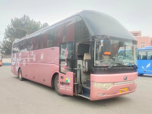 차 버스 주식에 있는 55 좌석 Yutong ZK6122 판 스프링 중단 4buses