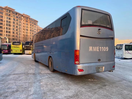 사용된 대형 버스 2014년 51 자리는 아프리카를 위한 킹롱 XMQ6128 버스 팀 관광 버스를 사용했습니다