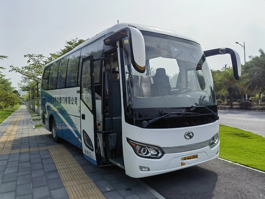 사용된 디젤은 2016년 28 자리 유차이 엔진 4 실린더 외부 개식 도어 킹롱 버스 XMQ675를 버스로 나릅니다