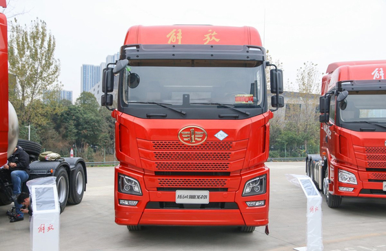 트랙터 트레일러 트럭 Jiefang JH6 6*4 드라이브 모드 510hp CNG 웨이차이 엔진 유로 6