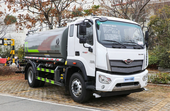 4x2 물 스프링클러 트럭 단일 반 캐빈 중국 브랜드 포튼 11.5m3 용량 탱커