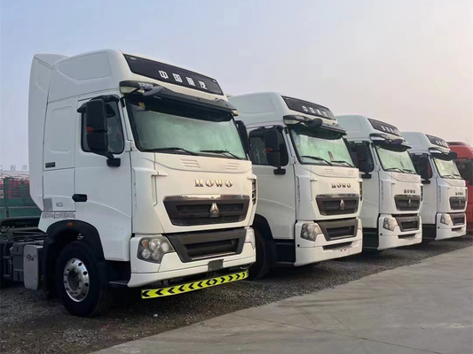중고용 시노 트럭 호우 10 바퀴 T7H 트랙터 헤드맨 엔진 480hp 높은 지붕 캐빈