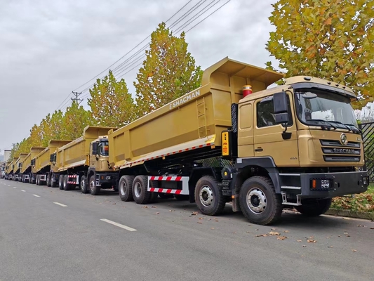사용 된 덤프 트럭 판매 12 바퀴 Shacman F3000 티퍼 웨이차이 400hp 유로 2 배출