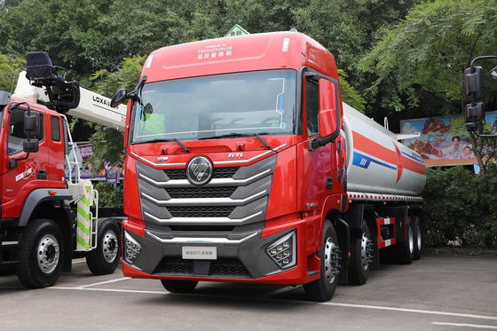 아우만 HFV5320 GTL 반줄 좌석 디젤 12단 360HP 8X4 연료 탱크 30m3 포튼 오일 탱커 트럭