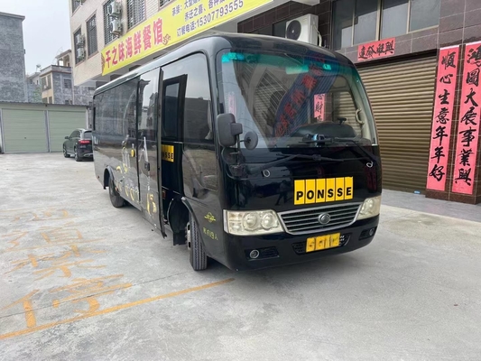 중고용 미니 버스 판매 Yutong ZK6708D 전동기 디젤 코스터 버스 19 좌석 2+1 좌석 배열
