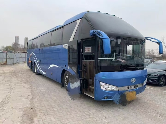코치 버스 중고 Higer KLQ6132 웨이차이 375hp 더블 디퍼버 버스 56 좌석 더블 후방 알렉스 럭스 운송