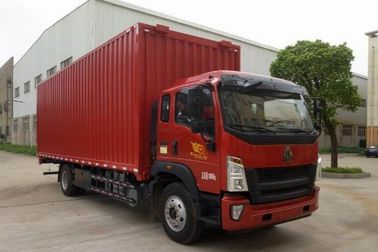 2012 년에 의하여 사용되는 트럭 4×2 드라이브 형태 HOWO 브랜드 밴 Body Cargo 상자