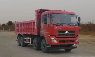 385HP 빨간색 사용된 트럭, 디젤 초침 쓰레기꾼 트럭