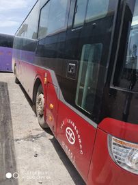 수동 변속 장치를 가진 68의 좌석이 빨간 디젤에 의하여 LHD에 의하여 사용된 Yutong 버스로 갑니다