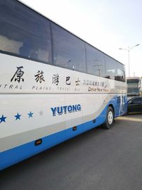 6122HQ9A 51 좌석 A/C를 가진 Yutong에 의하여 이용되는 연안 무역선 버스 디젤 엔진 왼손 드라이브