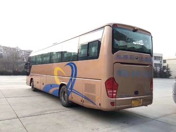ZK6122 49/55의 좌석 Yutong는 2013년 - 2016 년 연안 무역선 버스 디젤 엔진 왼손 운전사 문 얼굴 여행을 사용했습니다