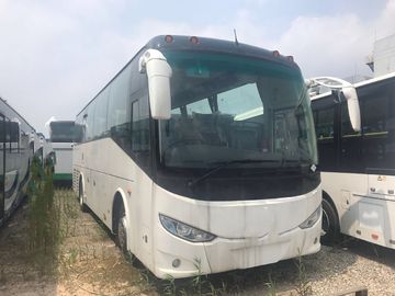 디젤에 의하여 사용되는 차 버스 Shenlong 상표 백색 50 좌석 RHD 드라이브 형태 2018 년