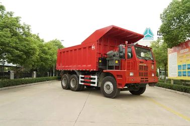 371HP 몰기 Sinotruck에 의하여 사용되는 덤프 트럭 50 - 70 톤 Minning 덤프 트럭 왼손