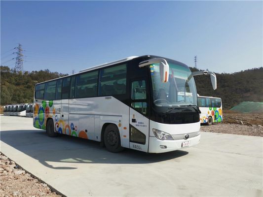 왼쪽 조종한 에어백 샤시 WP 엔진 220 kw 사용된 일반인 버스 50 좌석은 판매 모델 Zk6119를 위한 유통 버스를 사용했습니다